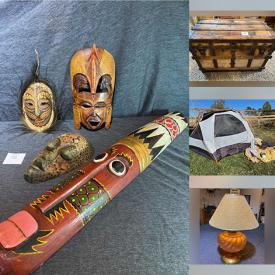 MaxSold Auction: This online auction features Tapestry, Outdoor Carpet, McCoy Pot, Antique Lamp, Cherry Furniture, Jewelry, Belgique Cookware, Sewing Machine, Small Kitchen Appliances, MCM Furniture, Vintage Books, Outerwear, Area Rugs, Scrapbooking Supplies, CDs, Camping Tents, TV and much more!