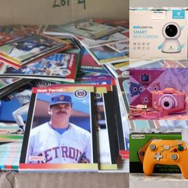 MaxSold Auction: This online auction features New in Box items such as Pet Supplies, Earbuds, Small Kitchen Appliances, Kids Smart Watches, Nightlights, Space Heaters, and Men's Shirts, Sports Cards and much more!