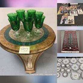 MaxSold Auction: This online auction features Antique Dresser Mirror, Oriental Rug, Framed Wall Art, Masonic Memorabilia, Art Glass, Art Pottery, Comics, Vintage Toys, Antique Cast Iron Stove, Dolls, Coins, Collector Plates and much more!