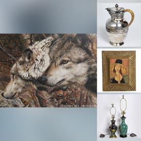 MaxSold Auction: This online auction features Carl Brenders Lithograph Print, Stained glass Panel, Studio Pottery, Handmade Xylophone, Laser Printer, Clay Baker, Bar Set, Small Kitchen Appliances, Vintage Walnut Furniture, Silverplate Tea Set, Janet Cameron Artwork, Blue Mikado, Canadian Soapstone Carving and much more!