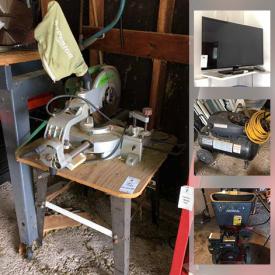 MaxSold Auction: This online auction features Garden Tools, Shelving, Hand Tools, Power Tools, Craftsman, Fishing Gear, Pressure Washer, Cookware, Electronics, wood chipper, Flat Screen TV, Water Cooler, Tires and much more.