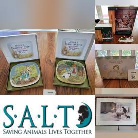 MaxSold Auction: This Charity/Fundraising Online Auction features New Pet Supplies, Collector Plates, Ruby Crystal, Gelatin Moulds, Small Kitchen Appliances, Department 56 Collectibles, Snowbabies, Iridescent Glass, Music Boxes, NIB POP Figures, Handmade Face Masks, Toddler Toys, Manual Lawnmower and much more!