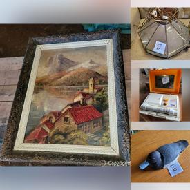 MaxSold Auction: This online auction features Electric Fireplace, Wooden Apple Baskets, Electric Snow Blower, Mini Fridge, Vintage Furniture, Bud Griffin Wooden Duck Decoys, Collector Plates, Pet Supplies, Oil Paintings, Vintage Farm Scythes, and much more!