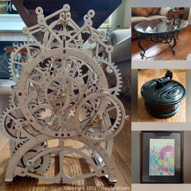 MaxSold Auction: This online auction features sterling silver, vintage ephemera, Royal York, Paragon, collectible coins, framed watercolours, stoneware, vintage decor, demilune table, Indigenous art, pottery, international decor, area rug, lamps and much more!