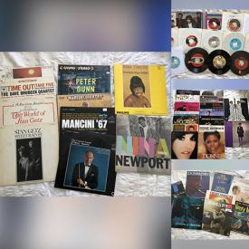 MaxSold Auction: This online auction features Shellac Record Sets, LP Records (33s), 45 Records, DVDs, Framed Wall Art, NIB Hess Trucks, Sports Equipment, MCM Fabric, Board Games and Much More!!