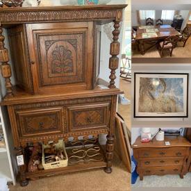 MaxSold Auction: This online auction features furniture, figurines, glassware, jewelry, art, electronics and much more!