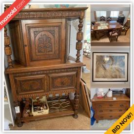 MaxSold Auction: This online auction features furniture, figurines, glassware, jewelry, art, electronics and much more!