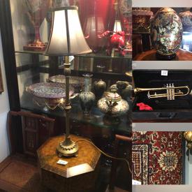 MaxSold Auction: This online auction features Waterford crystal, Royal Albert, Topps baseball cards, antique Asian chairs, jade jewelry, porcelain, home decor, glassware, lighting, framed wall art, vintage books, and much more!