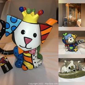 MaxSold Auction: This online auction features Adjustable Bed, Britto Pieces, Dicken's Days Grey's Pottery, Lilliput Lane Cottages, Royal Albert Figurines, Display Cabinets and much more!