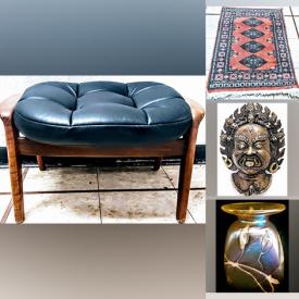 MaxSold Auction: This online auction features Vintage Temple Rubbing, Vintage Daphne Odjig Print, Christine Chagnoux Print, Vintage Manuel Hernandez Painting, Vintage Waterford Crystal, Mahakala Mask, Art Glass, Christopher Engel Artwork, Art Pottery, Vintage patchwork Quilts, Persian Carpets, Teacup/Saucer Set, Wooden Mask and much more!