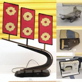 MaxSold Auction: This online auction features Braun Radio Record Player, MCM Burke Shell Chairs, Noguchi style driftwood glass coffee table 1970s, Brass Door Knockers, Antique CENTURY View Camera, Antique Bone China Dinner Service and much more!