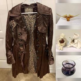 MaxSold Auction: This online auction features glass vase, decor, accessories, blown glass, reading lamp, fall jacket and much more!