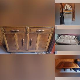 MaxSold Auction: This online auction features Antique Commode, Dog Enclosure, Mini Fridge, Shop Saw, Victorian Sofa, Antique Bed Frame, Dressing Cabinet and much more!