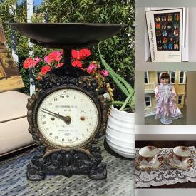 MaxSold Auction: This online auction features Antique Books, WWI Military Field Binoculars, Antique Teddy Bears, Antique Dolls, Goebel Miniature Figurine, Russian Nesting Dolls, Mexican Wall Plates, Collectible Teacups, Art Pottery, Waterford Crystal, Stamps and much more!