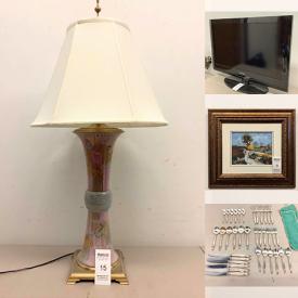 MaxSold Auction: This online auction features Fine China, Wine Fridge, BOSE, Mac, Artwork, Mint Dollar Sheets, Kitchen Appliances, Dinnerware, Lamps, Sterling Silver, Sporting, Flat Screen TVs, Vintage Trumpet, Furniture, MCM, Lamps and much more.