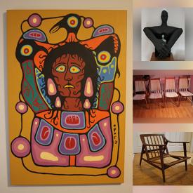 MaxSold Auction: This online auction features Saul Field signed numbered engraving prints, Indigenous carvings, original signed sculpture, original paintings, designer chairs, wool rug and much more!