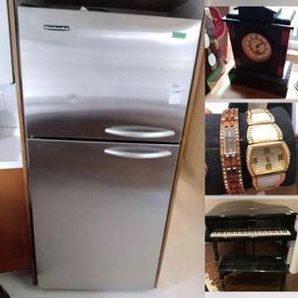 MaxSold Auction: This online auction features Fur coats, Sports memorabilia and Collectibles, Jewelry, Watches, Washer/Dryer, Fridge, Freezer, Comic books, Perfumes. Office Furniture, Equipment & supplies, Home Electronics & Tech Gadgets, treasured items and much more!