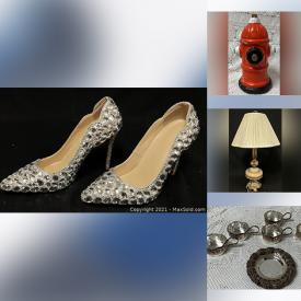 MaxSold Auction: This online auction features Fishing equipment, Vintage Toys, Pottery, Artwork, Figures, Statues, Murano Glass, Shoes, Kitchenware and more.
