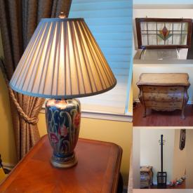 MaxSold Auction: This online auction features Outerwear, Designer Sofa, Oriental Porcelain Table Lamps, Art Glass, Wood Faux Fireplace, Seashell Decor, Lenox Collectibles, Leaded Stained Glass, Oriental Rug, Hummel, Royal Doulton, Miniatures, Computers, and Much, Much, More!!