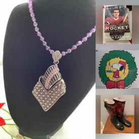 MaxSold Auction: This online auction features Sterling Ammolite ring, Gold-toned pendant and chain, Yuletide Serving Plate And Bowls, Rosenthal Bavarian Plates Signed By J. Ross/08, books from Louise Penny & The Brutal Telling, Anne Morrow Lindbergh: 2 Titles, Wolf Totem By Jiang Ring and much more!