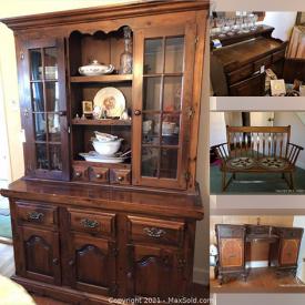 MaxSold Auction: This online auction features Speakers, Sofa, Power Recliner, Entertainment Center, Antique Desk, Typewriter and much more!