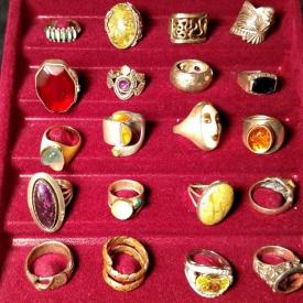 MaxSold Auction: Bling Bling! If you were looking to get an assortment of jewelry this is the auction of you. Featuring dozens of rings, Tibetan beaded belts bronze and more this Rahway New Jersey Estate Sale Online Auction had everything to add a little glamour to your life