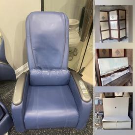 MaxSold Auction: This online auction features Room Divider, Canvas Prints, Armchairs, Chandeliers, Ikea Media TV Console, Bombay Company Dining, Room Table & Chairs, Massage Chair, NIB Kitchen Light and much more!