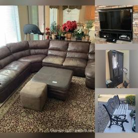 MaxSold Auction: This online auction features Leather furniture, TVs, refrigerator, Piano, Fitness Equipment & Sporting Goods, Homecare & Cleaning supplies, Kitchen Island, art glass, Karaoke machine, Sewing Machine & notions, Stereo Equipment & Components, Workshop Power Tools & Equipment and much more!