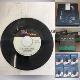 MaxSold Auction: This online auction features LPs, CDs, NIB Beauty Appliances, Kids Watches, NIB Computer Gear, Fish Finder, NIB Water Dispenser, Solar Panel Security Camera, Solar Decorative Light, NIB Toys, and Much, Much, More!!