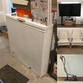 MaxSold Auction: This online auction features Chest Freezer, Grill, Video Game System, Area Rugs, Space Heaters, Small Kitchen Appliances, TV, Vacuum Cleaner and much more!