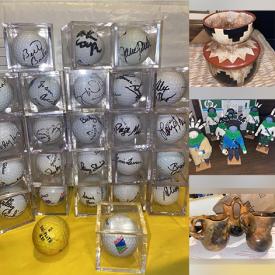 MaxSold Auction: This Charity/Fundraising online auction features Crafting Jewelry, Autographed Golf Balls, Sand Sculptures, Studio Pottery, Baby Items, Kachina Dolls, Garden Flags, Yarn and much more.