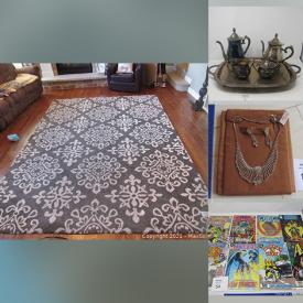 MaxSold Auction: This online auction features Costume Jewelry, Sports Cards, Toys, Art Glass, Sports Collectibles, PEZ Dispensers, 3D Pictures, Comics, Pet Supplies, Crock, Stamps, Books, Coins, Golf Clubs, Area Rug, Vintage Tin/Glass Banks and much more!