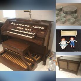 MaxSold Auction: This online auction features Wurlitzer Organ, Twin Bed and Frame (wooden), Small Wood Cabinet, Couch 3 Set W/ Seat, 4 Drawer File Cabinet, Metal Shelves, Precious Moments/porcelain and much more.