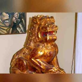 MaxSold Auction: This online auction features Foo Dog Wood Carving, Bronze Vases, Arts and Prints, Lamps, Mason's Dishes, Asian compass, Costume Jewelries, Hitachi Uni-torque direct drive turntable, furniture and much more!