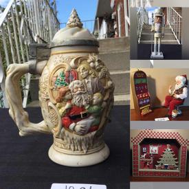 MaxSold Auction: This online auction features a variety of Christmas theme items that are great for this jolly season, items such as Christmas kitchen decors, Christmas tree ornaments, Royal Copenhagen Christmas Plates, mugs, Christmas CDs, Holiday Papers Letterhead, holiday theme face masks, Christmas glassware and much more!