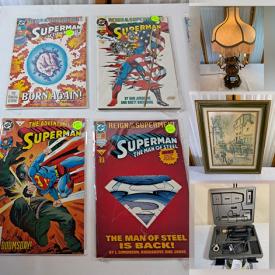 MaxSold Auction: This online auction features trading card, sports collectible cards, kitchenware, home decors, tools, wall painting, plant stand, vintage dolls, kitchen electronic, clothes, craft supplies, garden goodies, watches, comics and much more!