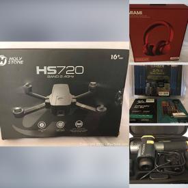 MaxSold Auction: This online auction features New in Box Items such as TPMS Diagnostic Tool, Drones, RC Truck, Solar Torch Lights, Foldable Piano, Computer Gear, Baby Monitor, Dash Cams, Massagers, Heated Socks, Wireless Earbuds and much more!