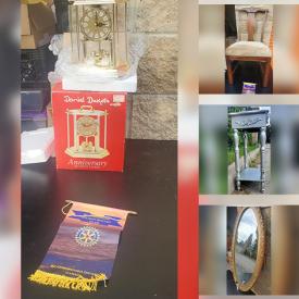 MaxSold Auction: This Charity/Fundraising Online Auction features faux plants, vintage Daniel Dakota clock, pet gate, NWT men’s clothing, mirror and much more!