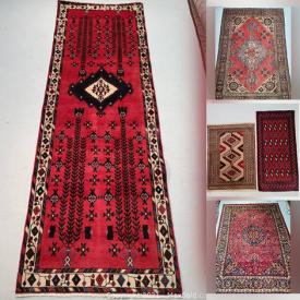 MaxSold Auction: This online auction features Persian rugs such as Turkman, Tabriz, Ardebil, Zanjan, Kashan, Bakhtiar, Hamedan and much more!