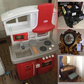 MaxSold Auction: This online auction features Generator, Exercise Gear, TV, Stereo Components, Art Pottery, Hockey Jerseys, Casio Keyboard, Fishing Gear, Vintage Toys, Board Games, Small Kitchen Appliances, Power & Hand Tools, Toolboxes, Camping Gear, Keyboards, Collector Plates, Pet Cages, Leather Jackets, Fishing Equipment, Vintage Tins, Lawnmowers, Patio Furniture and much more!