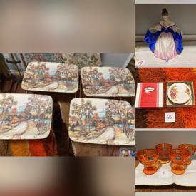 MaxSold Auction: This online auction features jewelry, vintage advertisement, Royal Daulton pretty ladies, train hardcover book, vintage coasters, coins and much more!