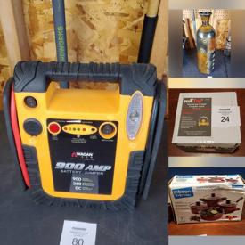 MaxSold Auction: This online auction features Tim Hortons Gear, Hand Tools, DVDs, Cookware, Trailer Lock, Exercise Mat, Organizers, Toddler Utensils, Collector Plates, Disney Books, Office Supplies, Toys, Cordless Roman Shade, Battery Jumper and much more!