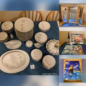 MaxSold Auction: This online auction features Large China Set “Francine”, Helicopter Memorabilia Collectables, Military Badges, Cigar And Cigarillo Boxes, BEAUTIFUL SAKI SET and much more.