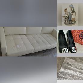 MaxSold Auction: This online auction features Leather Couch & Chair, Lladro Figurine, Tory Burch Shoes, New Beauty Products, Starburst Scented Candles, Make-up Bags, Area Rugs, Cookie Jar and much more!