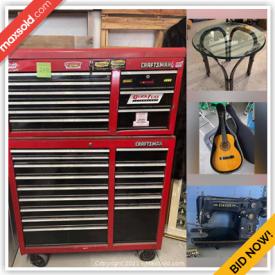 MaxSold Auction: This online auction features ATV Mower Folding Ramp, Generator Pressure Washer Chain Saw Weed, Large Lot Of Estate Cleanout Items, Speaker Lot - Desk Lamp, Basset Furniture Media / File Chest, Samsung Dryer, Frigidaire Washing Machine, Large Christmas lights see photos and much more.