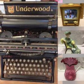 MaxSold Auction: This online auction features Christmas decorations, lamps, linens, picture frames, kitchenware, assorted jewelry and boxes, antique items, electronics, collectible teacups and plates, sewing items and much more!