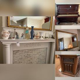 MaxSold Auction: This online auction features lamps, electronics, side tables, bed frames, dressers, antique piano, chair, mirrors, kitchen appliances, kitchenware, sofas, Hamper, Decanters, bags, purses, books, linens, home health care products and much more!