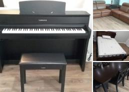 MaxSold Auction: This online auction features furniture such as a Palliser sectional sofa, lift top coffee table, dining table set, night tables, bedframe, rack and more, small kitchen appliances, kitchenware, dishware, gardening tools, LED light bulbs, manual push mower, household items, Yamaha CLP675 Piano and much more!