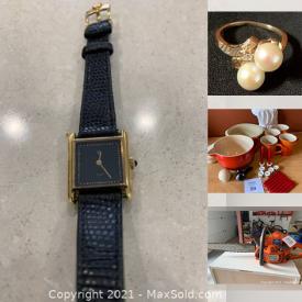 MaxSold Auction: This online auction features BBQ Grill, Small Kitchen Appliances, Vintage Tools, Fishing Pole, Hockey Equipment, Drone, Chocolate Fountain, Women's Watches, Vintage Costume Jewelry, Willow Tree, RC Helicopter, Games, Chainsaw, Antique Wringer-Washer, LPs, Sports Equipment and much more!