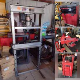 MaxSold Auction: This online auction features Transmission Stand, Bench & Housing, Pistons, Commercial Electric Shop Fan, Shop Press, Transmission Drum Press, Transmission Tools, Torque Converters, Parts Washer, Shop Light, Auto Fluids, Transmission Parts & Gaskets, Dewalt Tool Box, Tools, Shop Heater and much more!